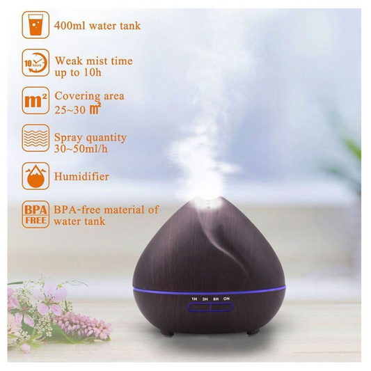 Humificador Volcan Difusor Aromaterapia